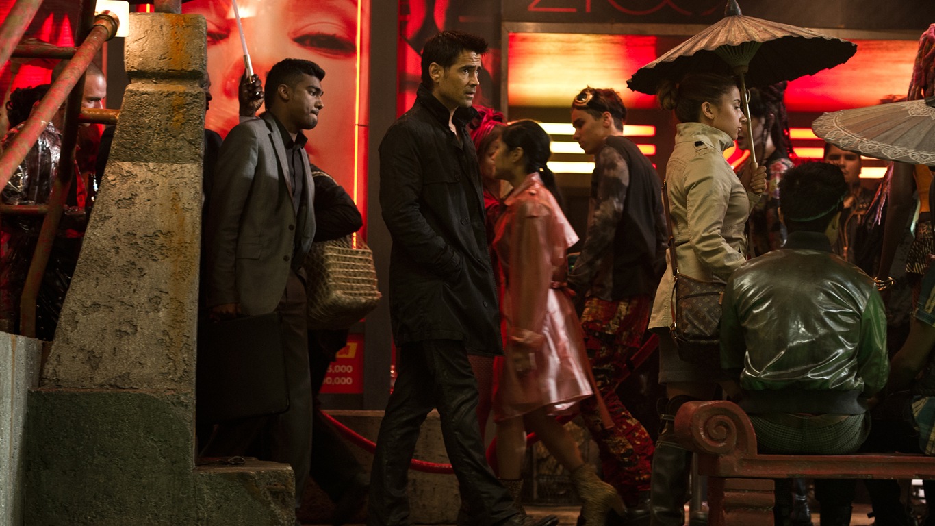 Total Recall 2012 全面回忆 高清壁纸4 - 1366x768