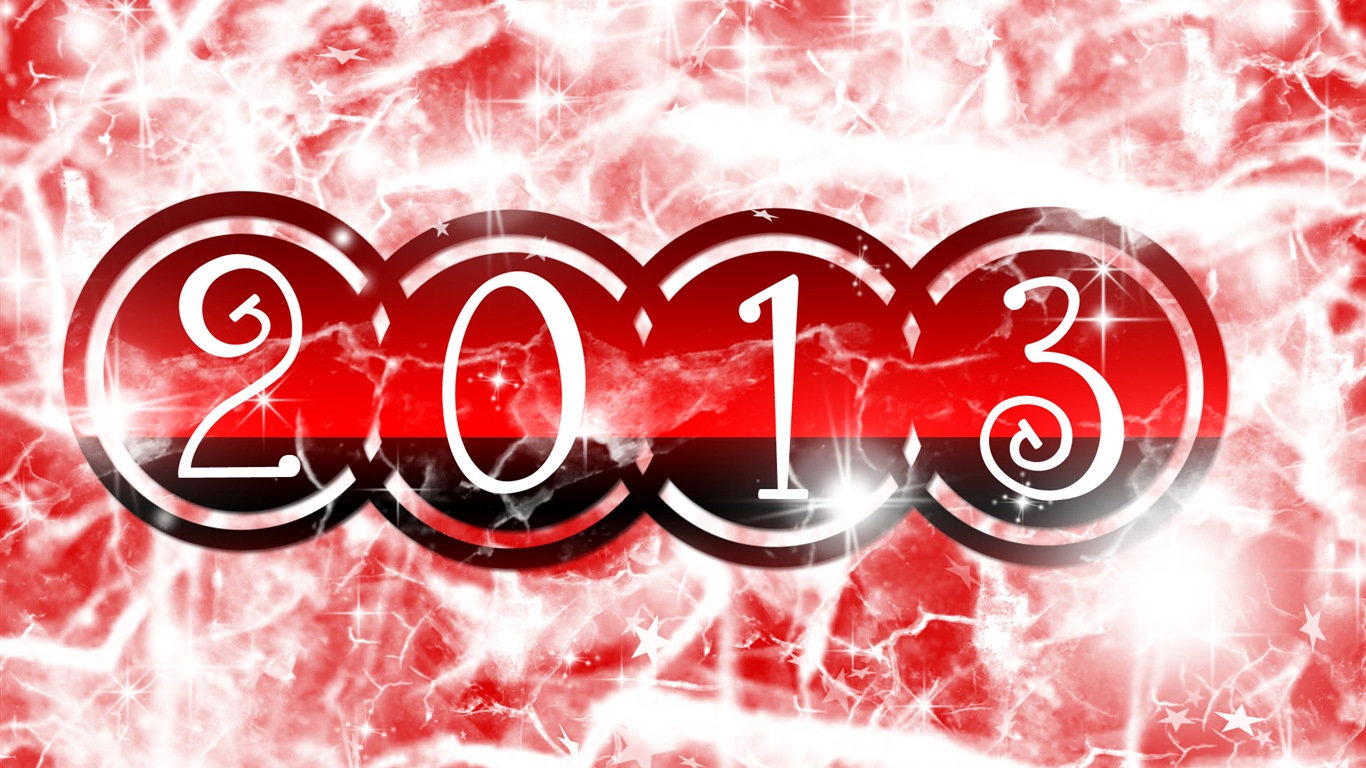 2013 新年主題 創意壁紙(一) #3 - 1366x768