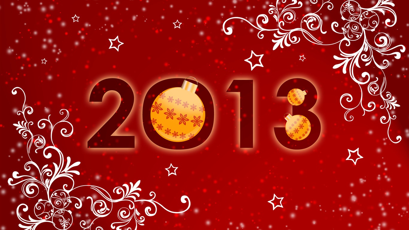 2013 新年主題 創意壁紙(一) #13 - 1366x768