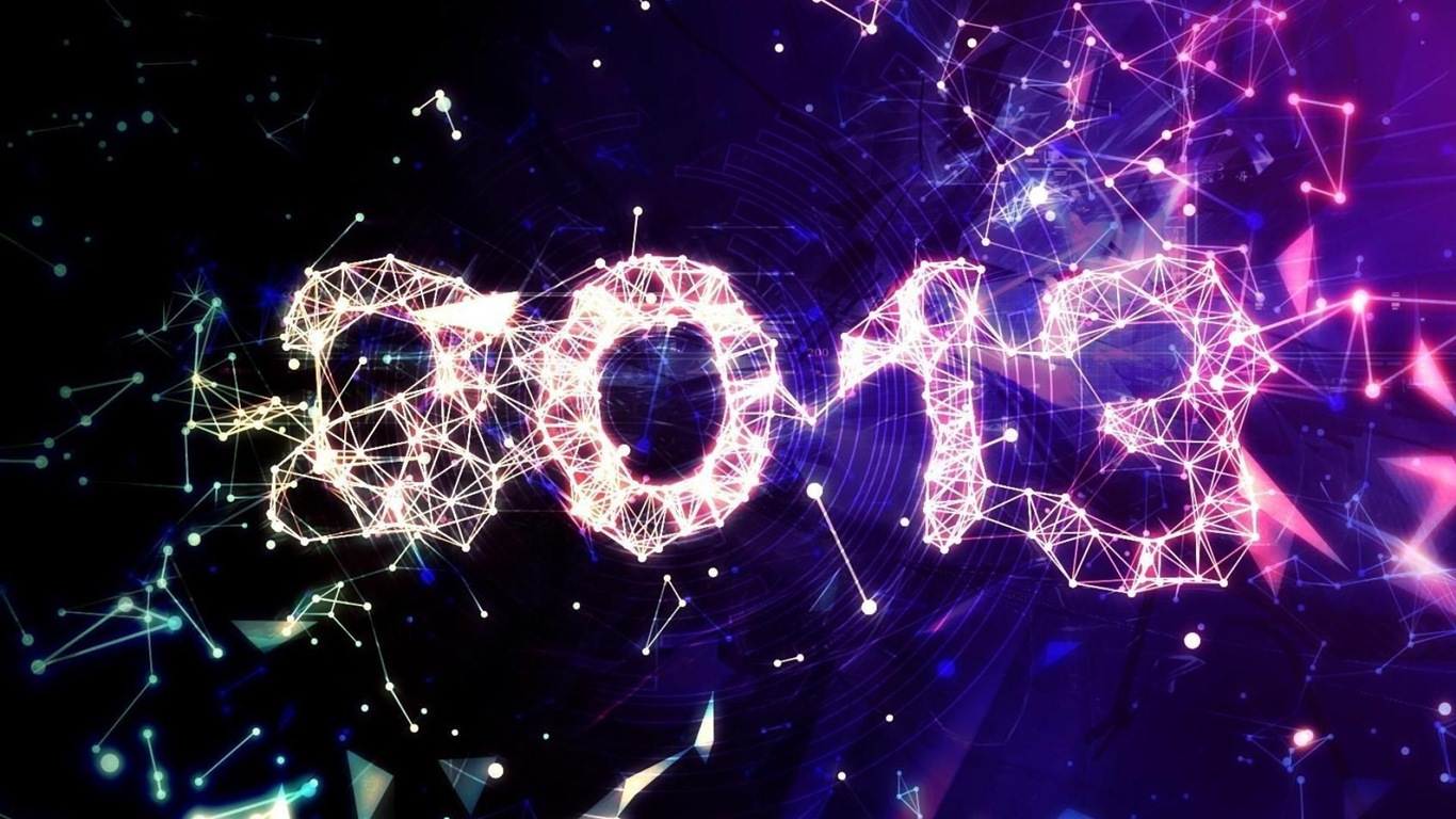 2013 New Year theme creative wallpaper(1) #17 - 1366x768