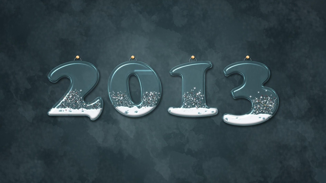 2013 新年主題 創意壁紙(一) #18 - 1366x768
