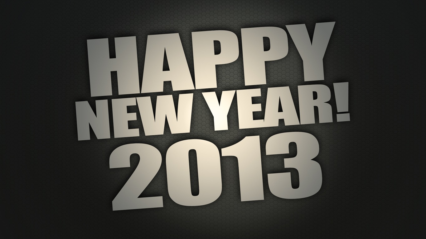 2013 新年主題 創意壁紙(二) #2 - 1366x768