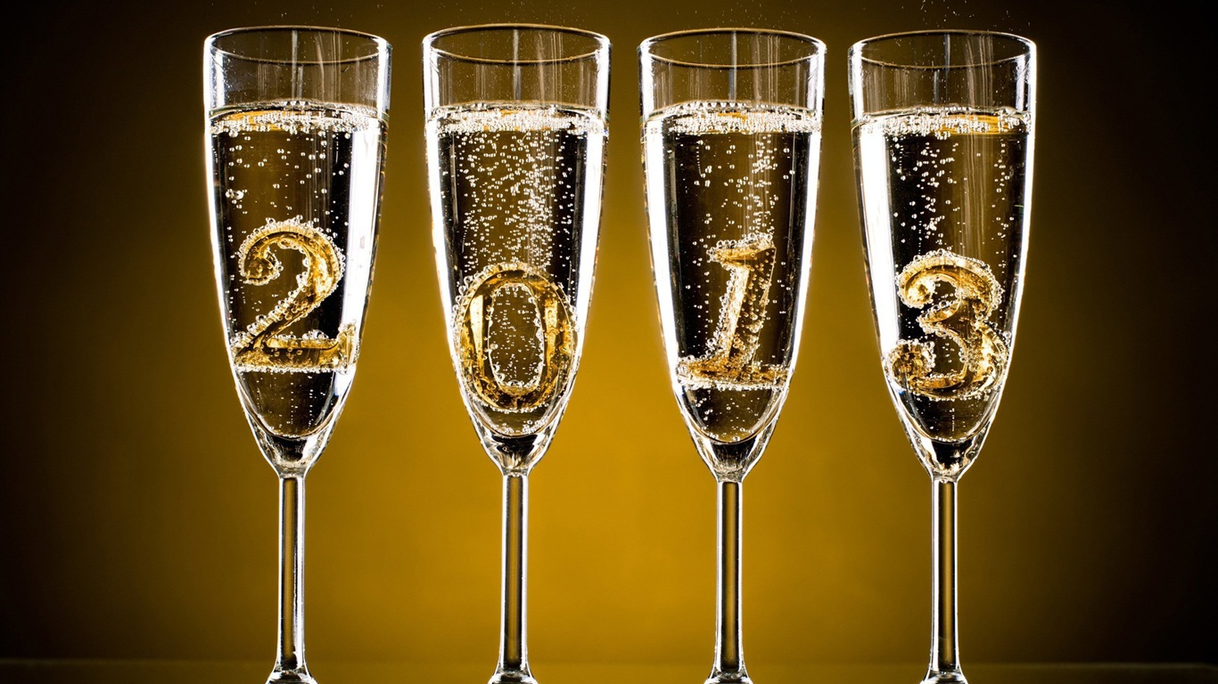 2013 新年主題 創意壁紙(二) #20 - 1366x768