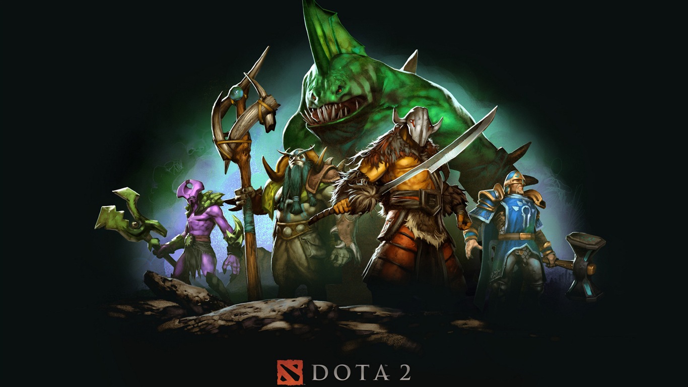 DotA 2 HD herní plochu #5 - 1366x768
