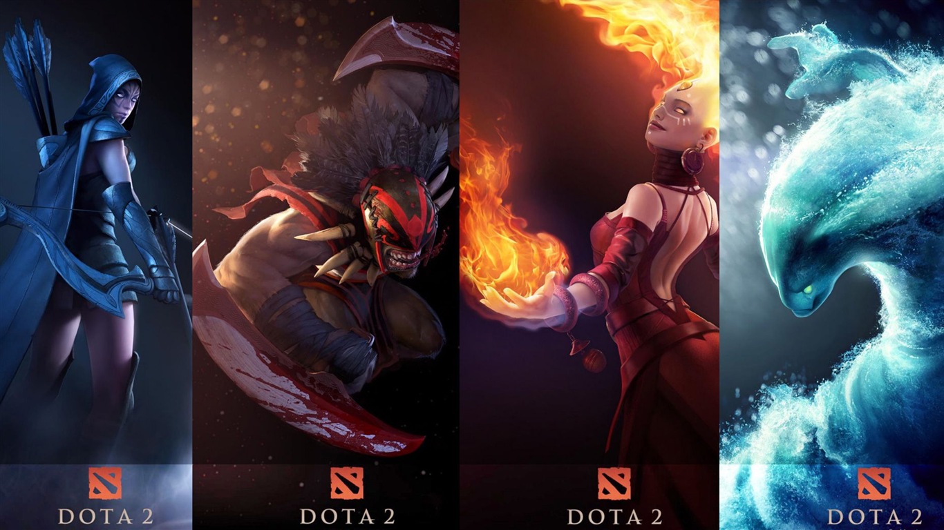 DotA 2 HD herní plochu #16 - 1366x768