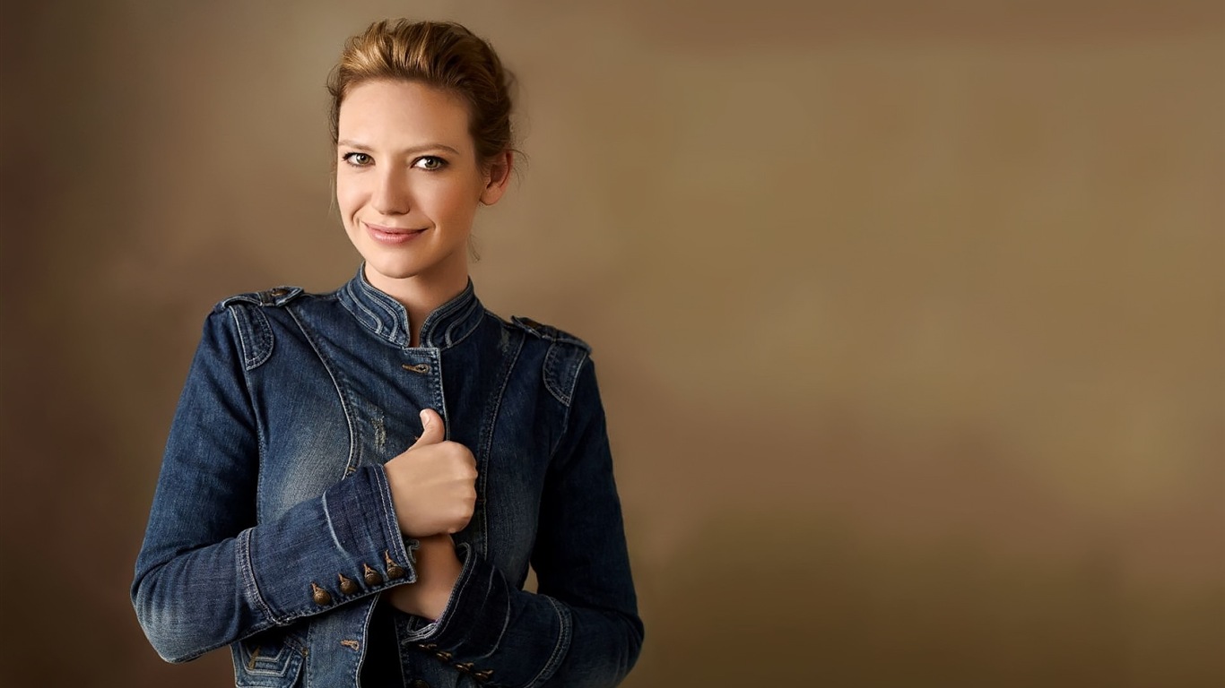 Anna Torv 安娜·托芙 美女壁紙 #11 - 1366x768