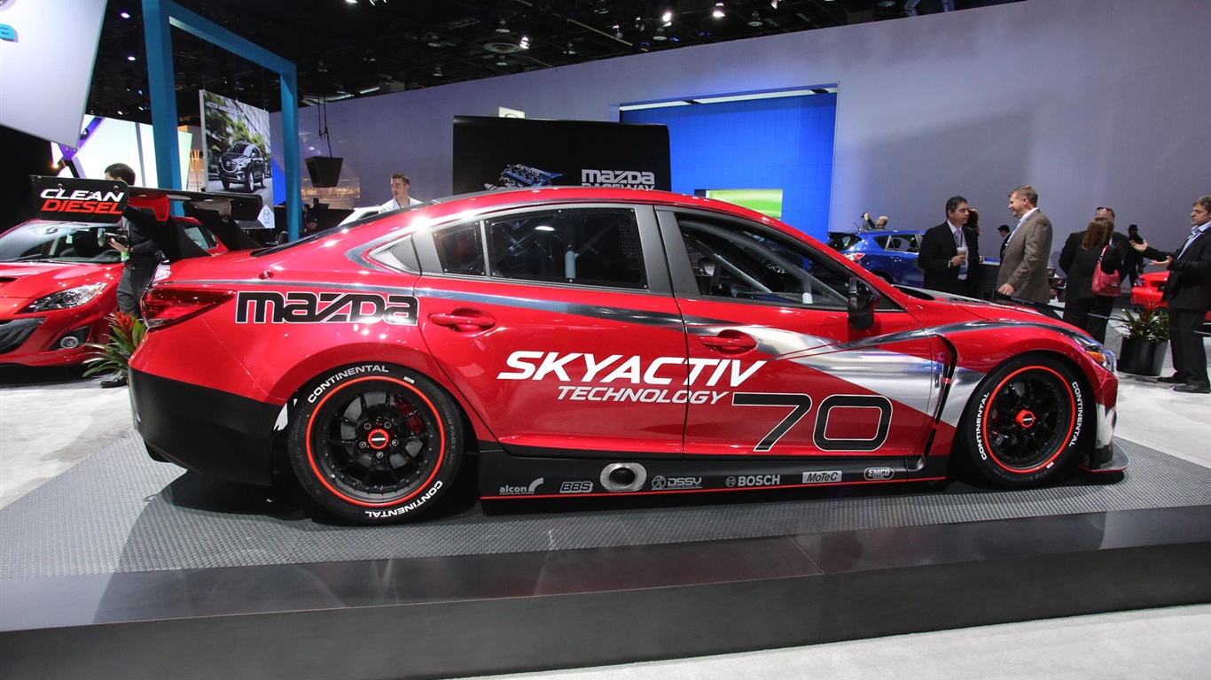 2013 Mazda 6 Skyactiv-D race car 马自达 高清壁纸2 - 1366x768