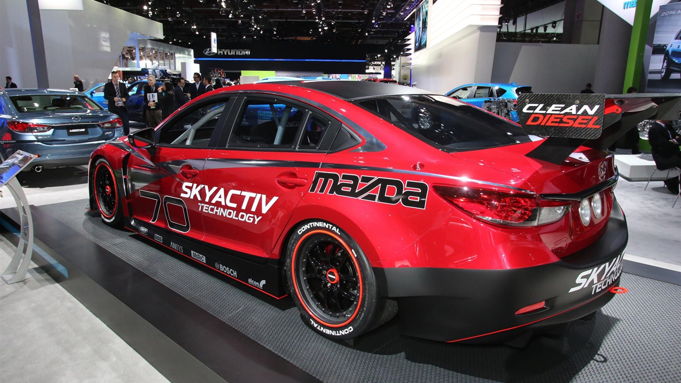 2013 Mazda 6 Skyactiv-D race car 马自达 高清壁纸3 - 1366x768