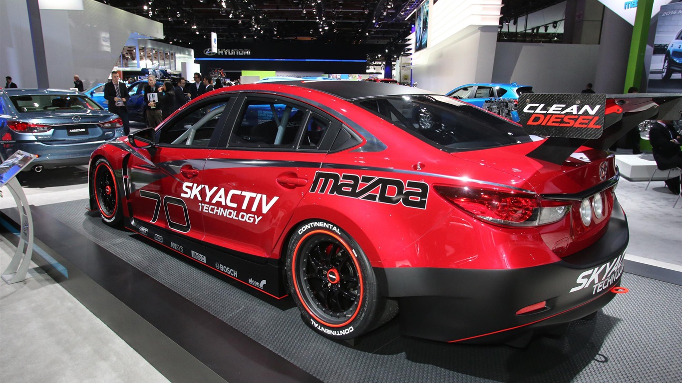 2013マツダ6 SKYACTIV-DのレースカーのHDの壁紙 #3 - 1366x768