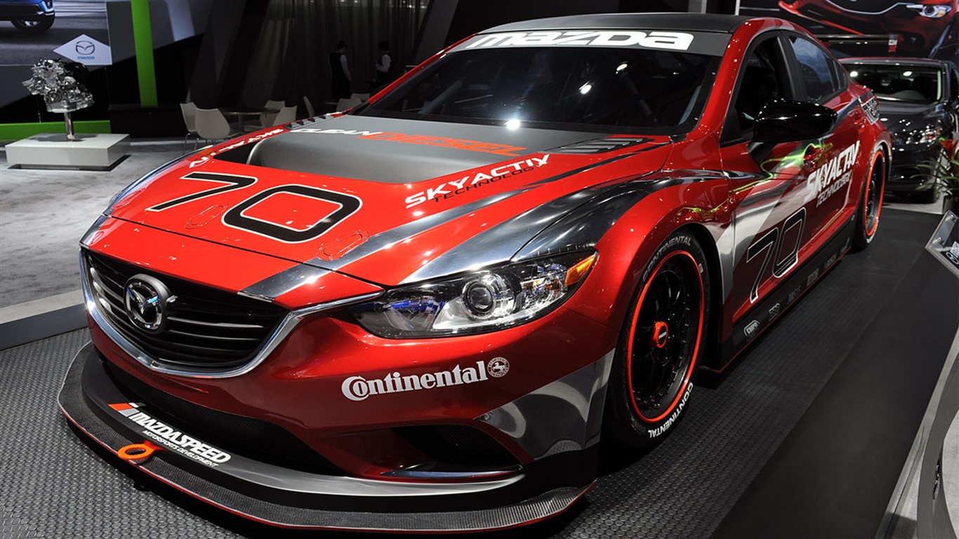 2013マツダ6 SKYACTIV-DのレースカーのHDの壁紙 #4 - 1366x768