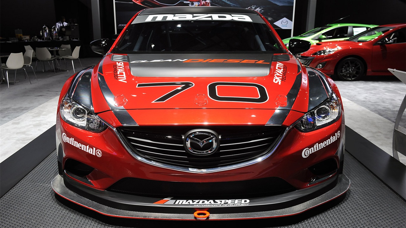 2013 Mazda 6 Skyactiv-D race car 马自达 高清壁纸5 - 1366x768