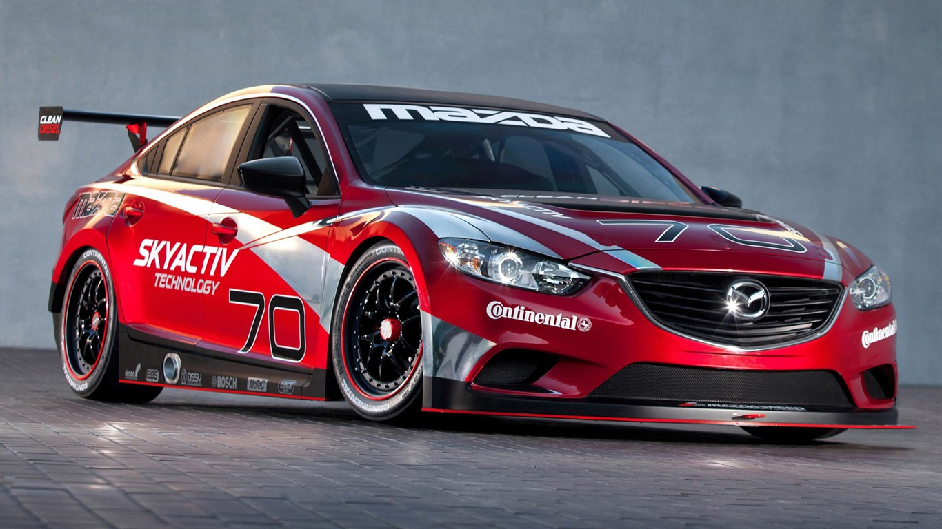 2013 Mazda 6 Skyactiv-D race car 马自达 高清壁纸7 - 1366x768