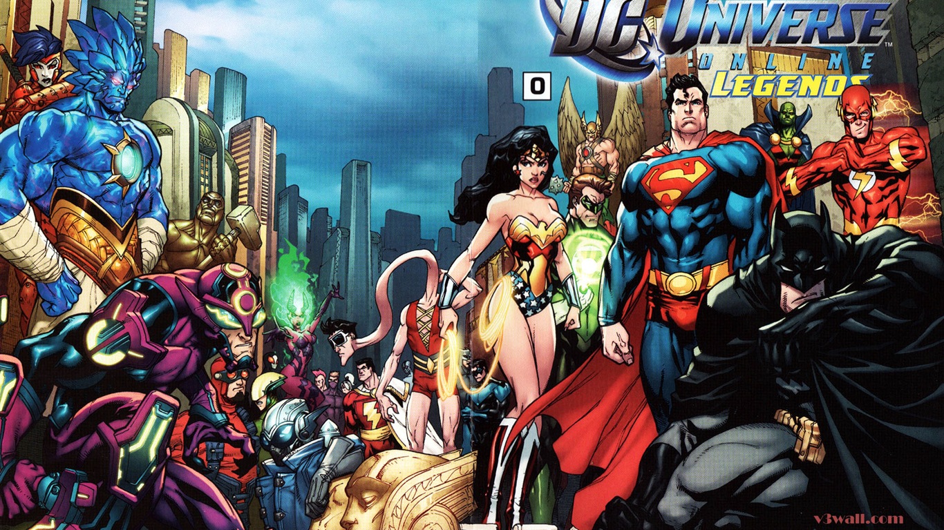 DC Universe Online Wallpapers jeux HD #24 - 1366x768