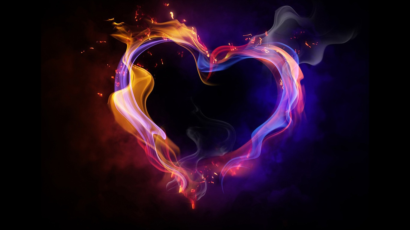 Warm und romantischen Valentinstag HD Wallpaper #7 - 1366x768