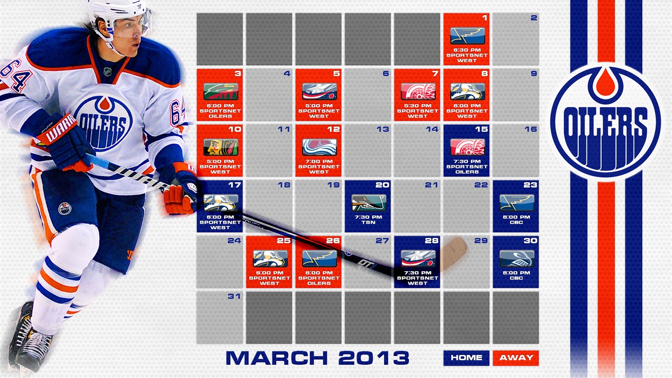 März 2013 Kalender Wallpaper (1) #2 - 1366x768