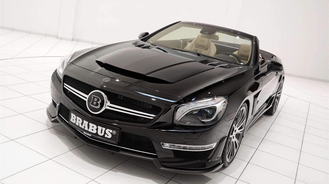 2013 Brabus 800 Roadster 博速 跑车高清壁纸10 - 1366x768