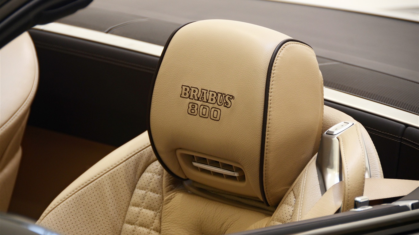 2013 Brabus 800 Roadster 博速 跑车高清壁纸23 - 1366x768