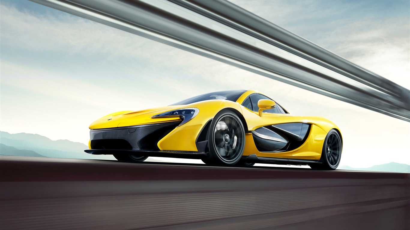 2013 McLaren P1 supercar 迈凯轮P1 超级跑车高清壁纸10 - 1366x768