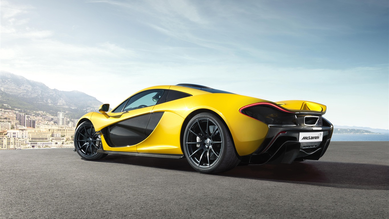 2013 McLaren P1 supercar 迈凯轮P1 超级跑车高清壁纸11 - 1366x768