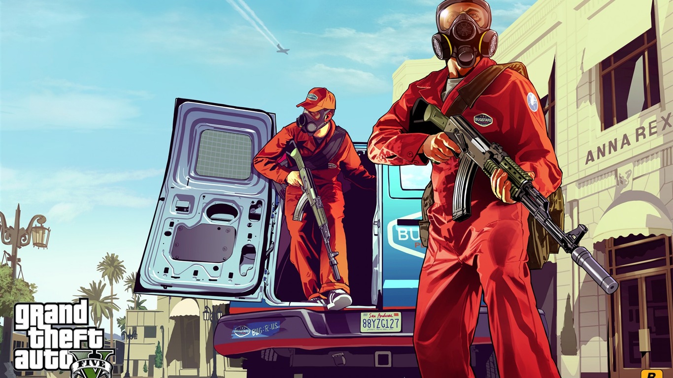 Grand Theft Auto V 俠盜獵車手5 高清遊戲壁紙 #3 - 1366x768