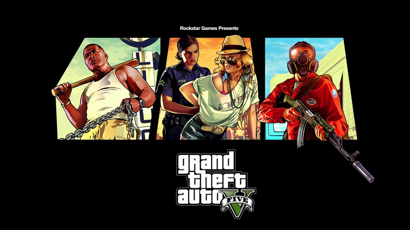 Grand Theft Auto V 俠盜獵車手5 高清遊戲壁紙 #6 - 1366x768