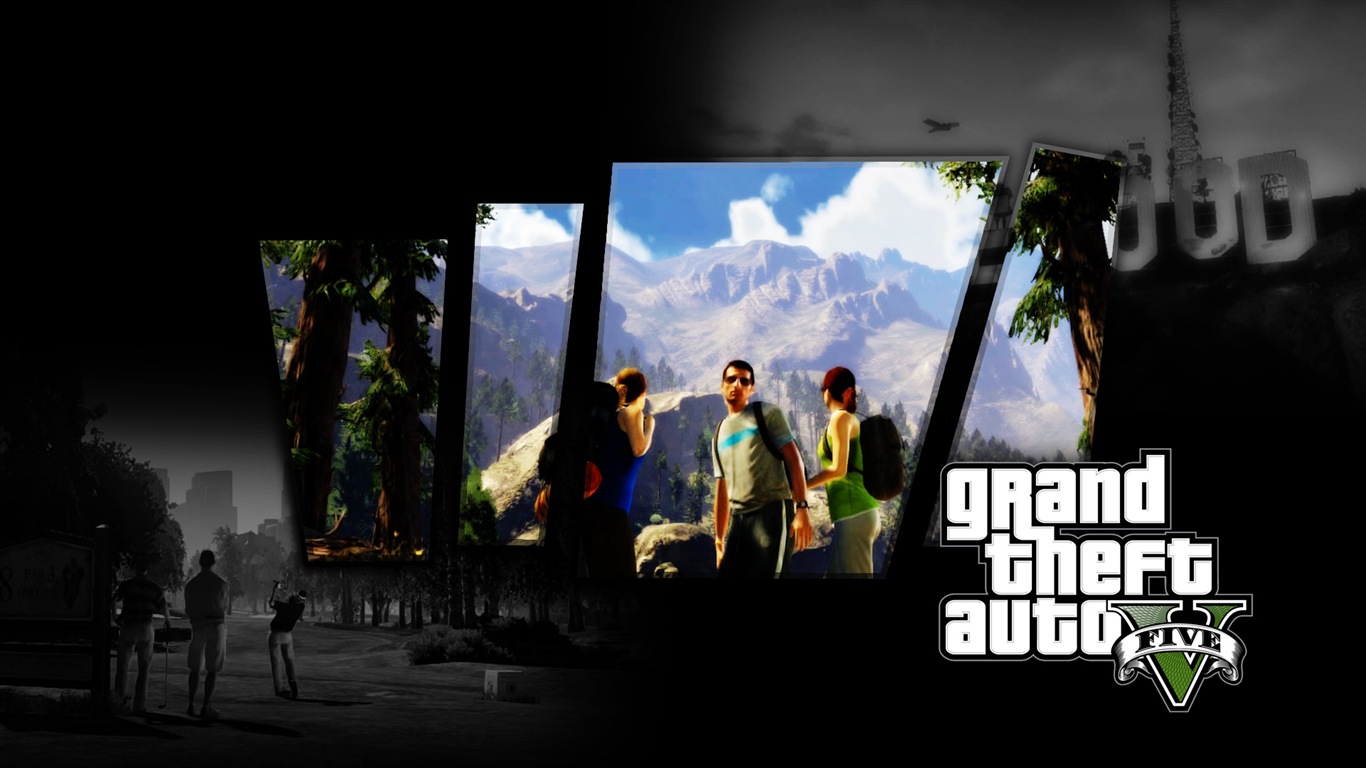 Grand Theft Auto V GTA 5 HD game wallpapers #11 - 1366x768