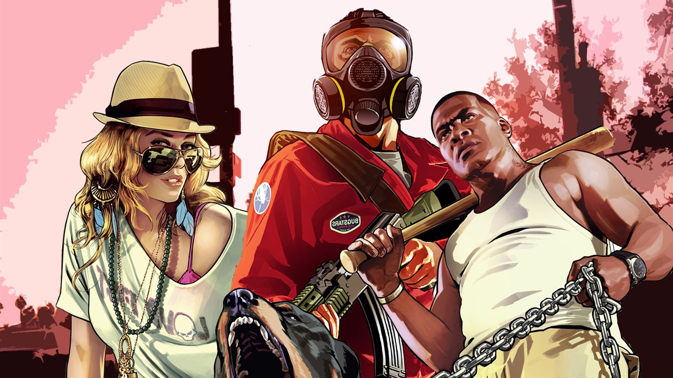 Grand Theft Auto V 俠盜獵車手5 高清遊戲壁紙 #12 - 1366x768