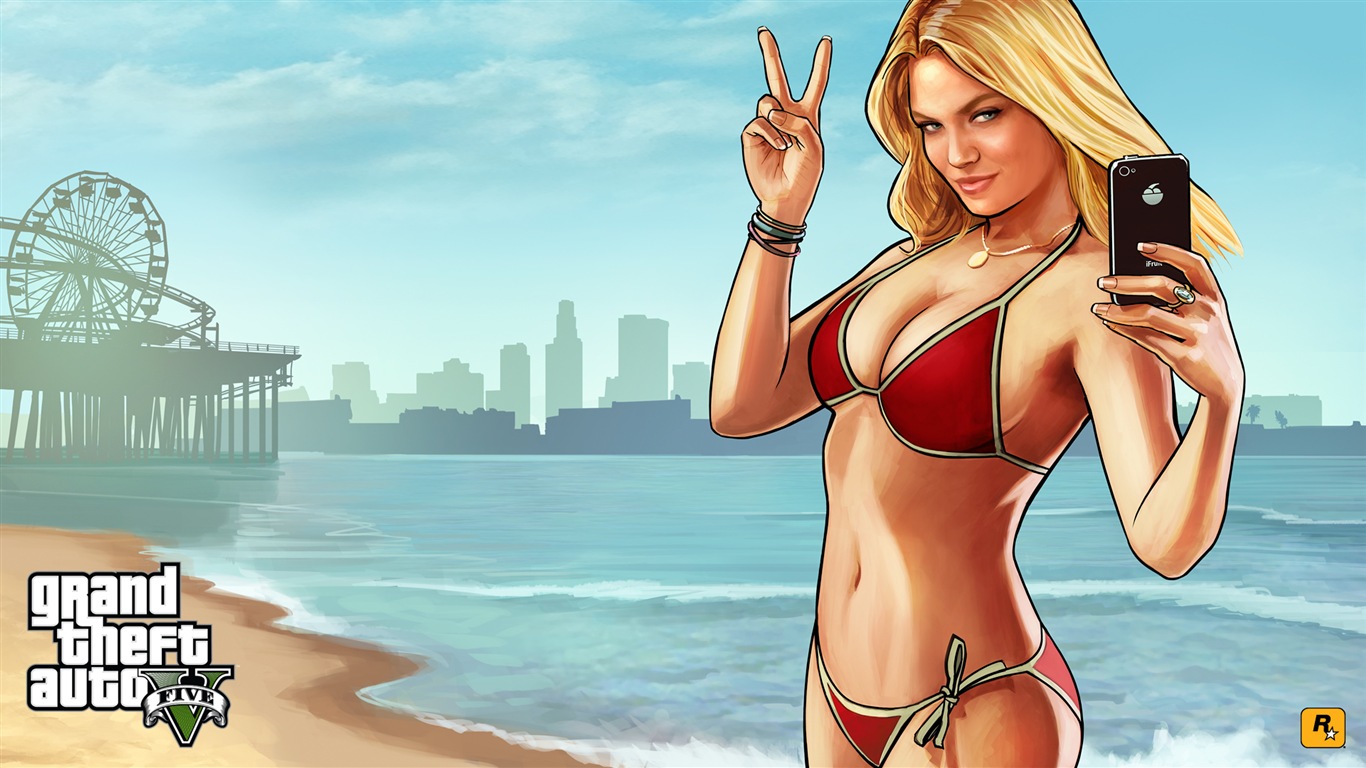 Grand Theft Auto V 俠盜獵車手5 高清遊戲壁紙 #13 - 1366x768