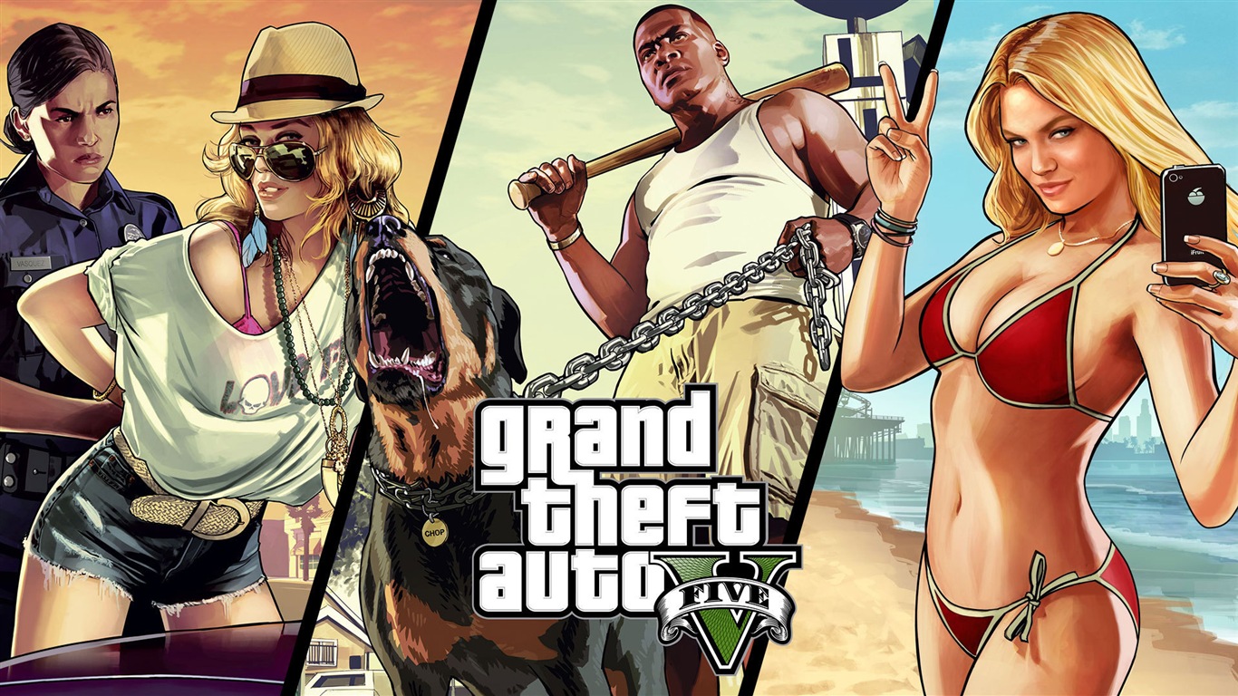 Grand Theft Auto V 俠盜獵車手5 高清遊戲壁紙 #17 - 1366x768