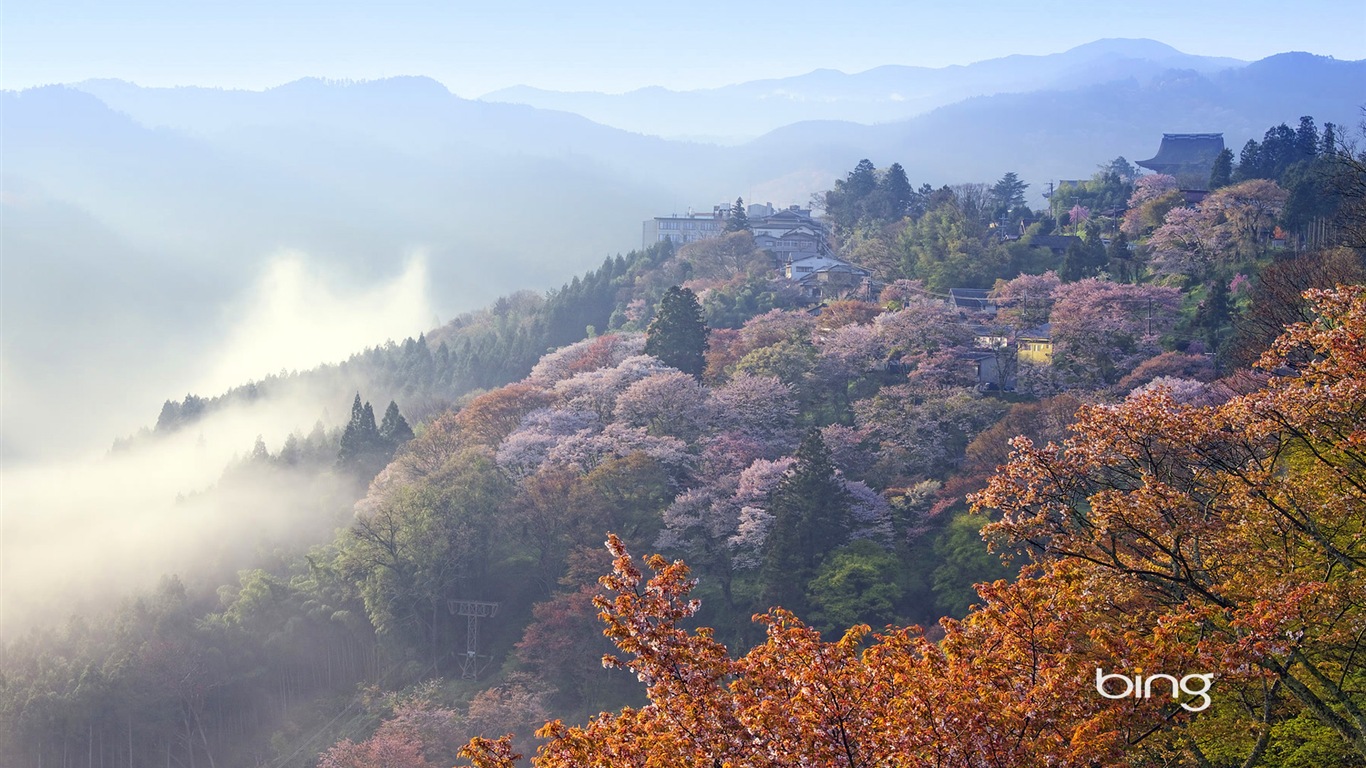 Microsoft Bing HD Wallpapers: fondos de escritorio de paisaje japonés tema #12 - 1366x768