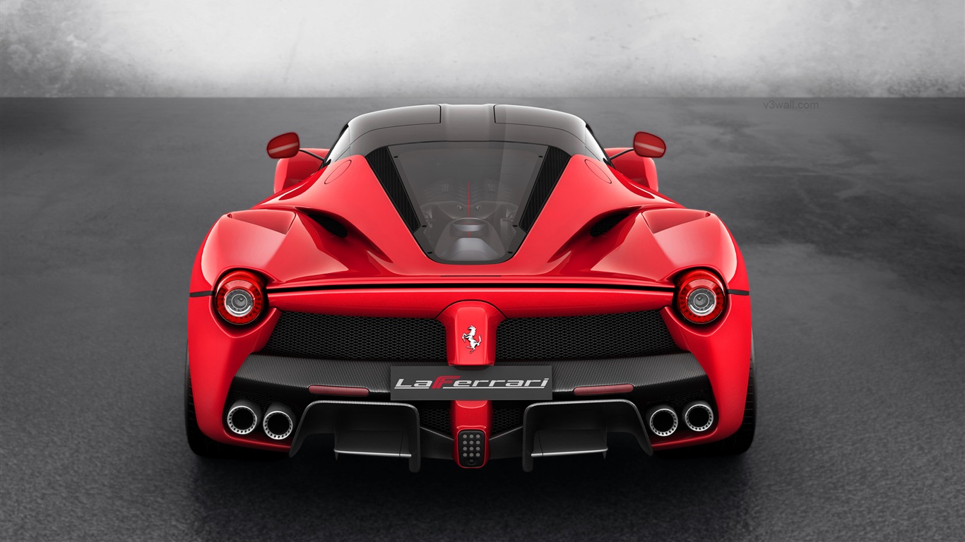 2013 Ferrari LaFerrari red supercar HD wallpapers #8 - 1366x768