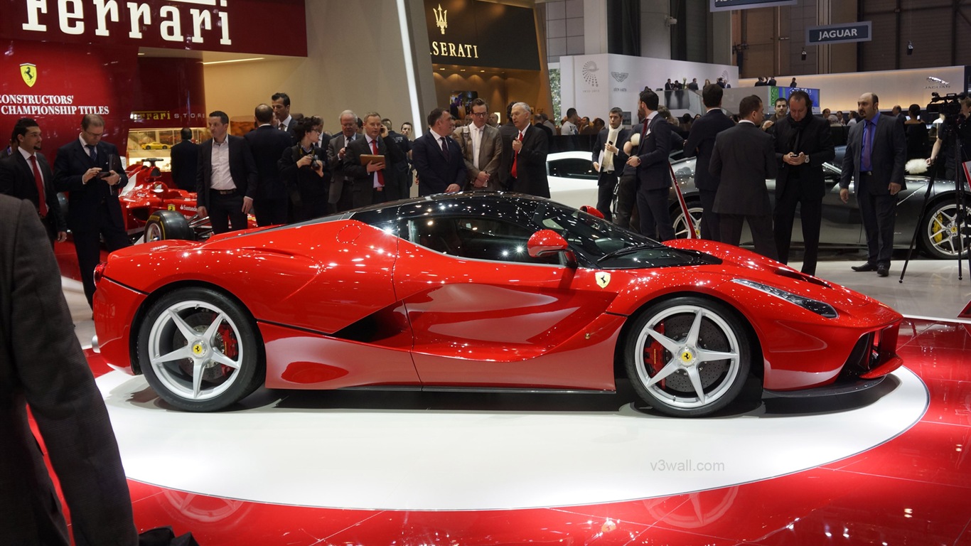 2013 Ferrari LaFerrari 法拉利LaFerrari紅色超級跑車高清壁紙 #15 - 1366x768