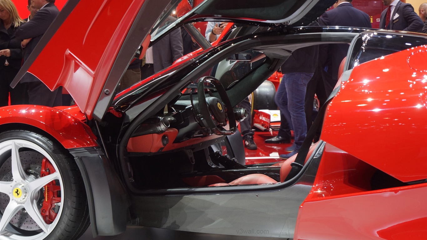 2013 Ferrari LaFerrari 法拉利LaFerrari紅色超級跑車高清壁紙 #18 - 1366x768