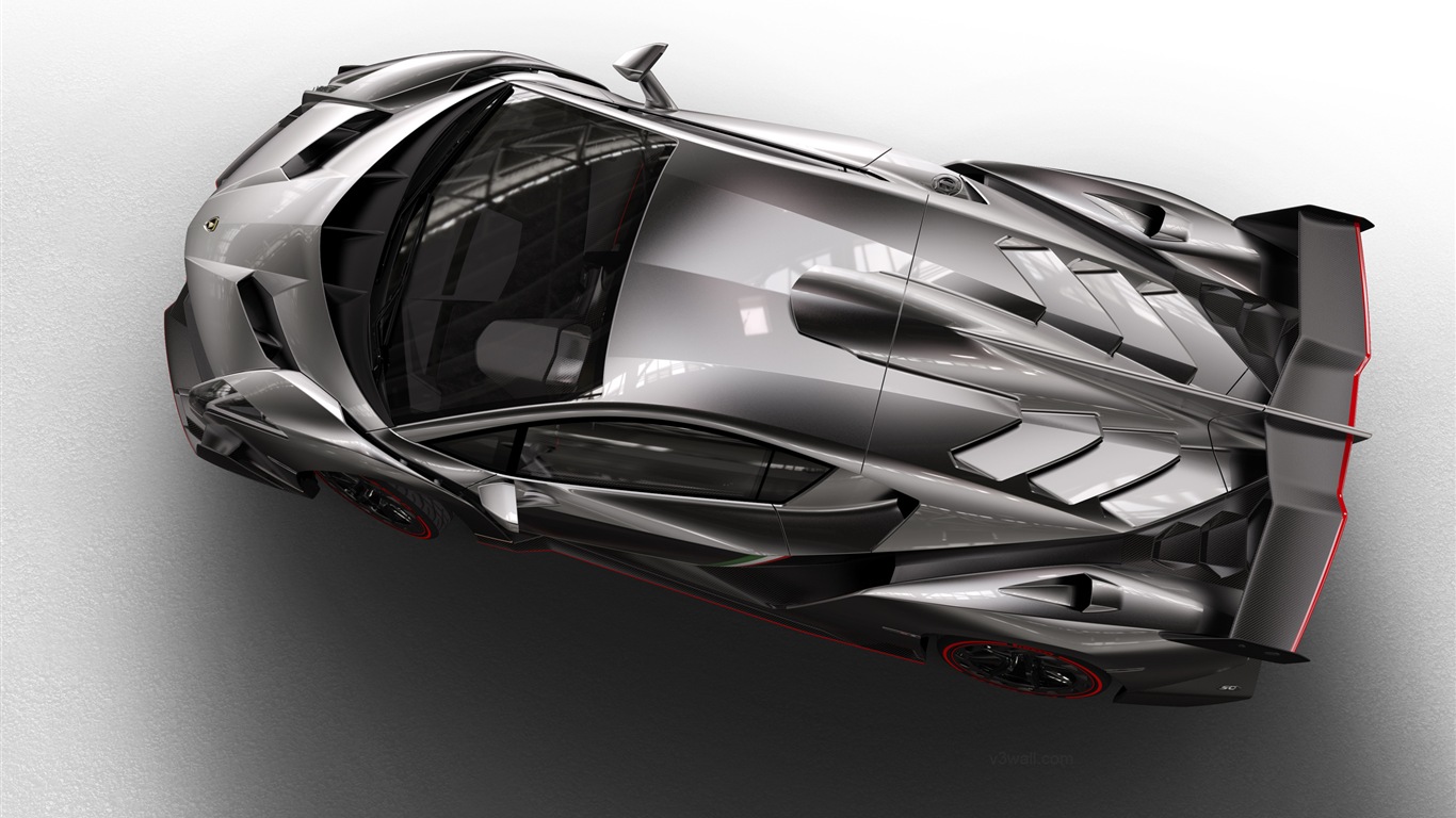 2013 Lamborghini Veneno 兰博基尼Veneno豪华超级跑车高清壁纸4 - 1366x768