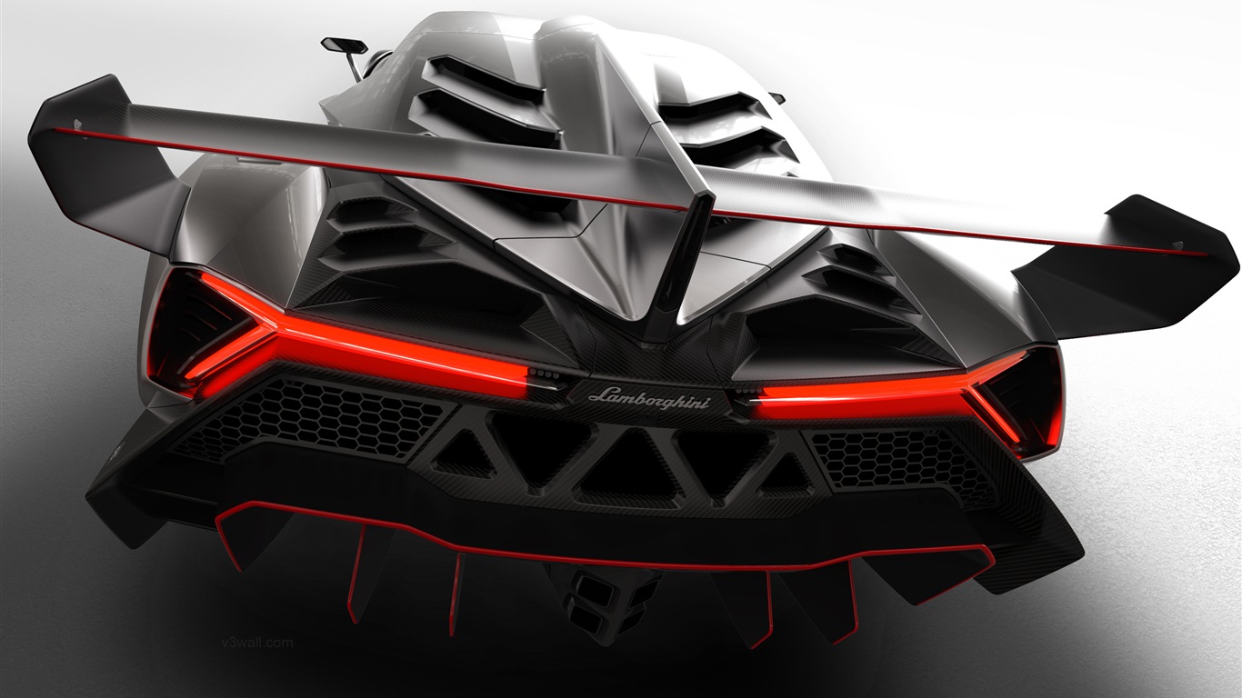 2013 람보르기니 Veneno 고급 supercar HD 배경 화면 #5 - 1366x768