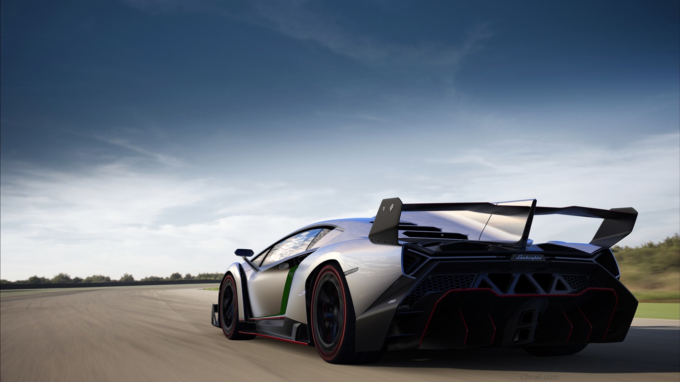 2013 Lamborghini Veneno superdeportivo de lujo HD fondos de pantalla #9 - 1366x768