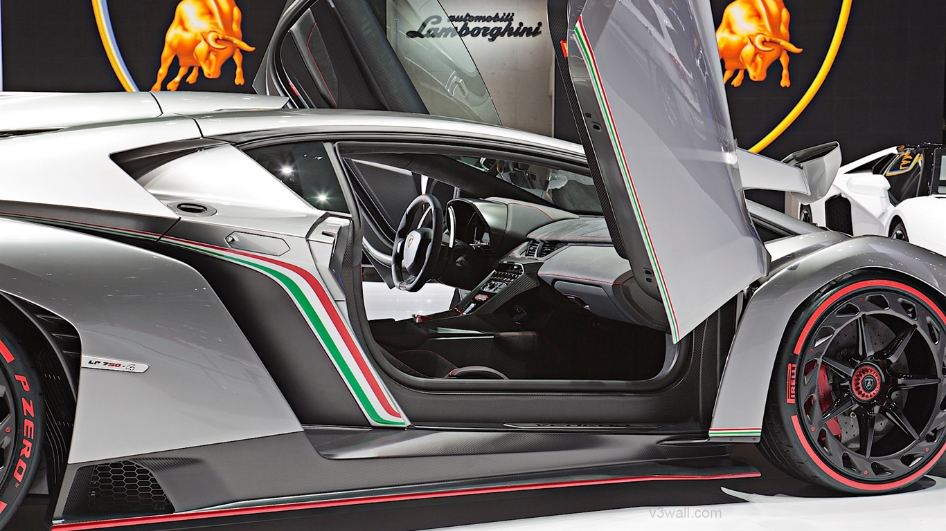 2013 Lamborghini Veneno 蘭博基尼Veneno豪華超級跑車高清壁紙 #11 - 1366x768
