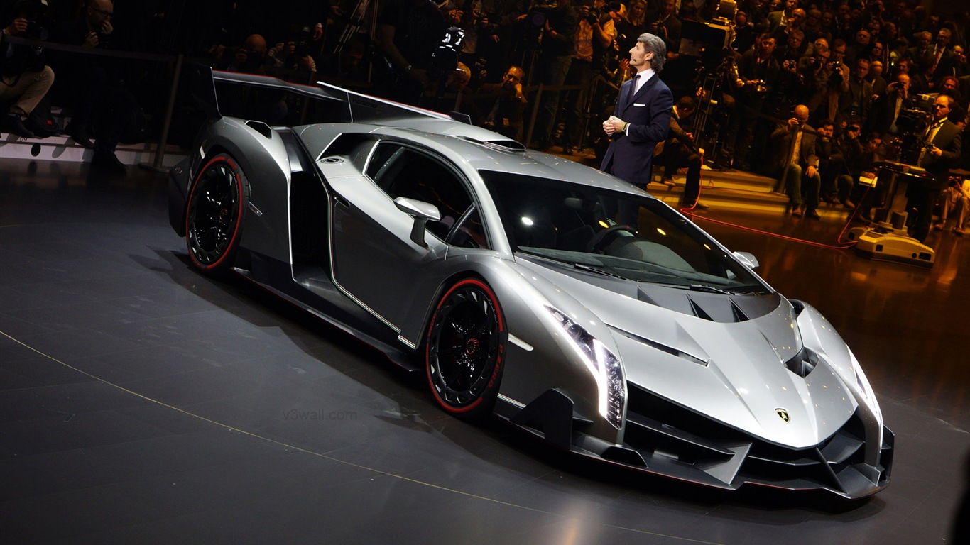 2013 Lamborghini Veneno 蘭博基尼Veneno豪華超級跑車高清壁紙 #16 - 1366x768