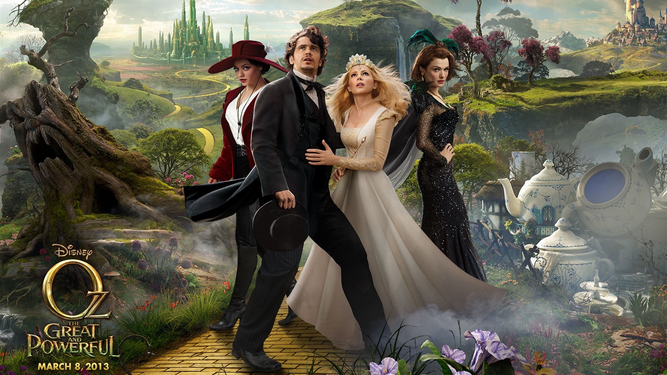 Oz The Great and Powerful 绿野仙踪 高清壁纸1 - 1366x768