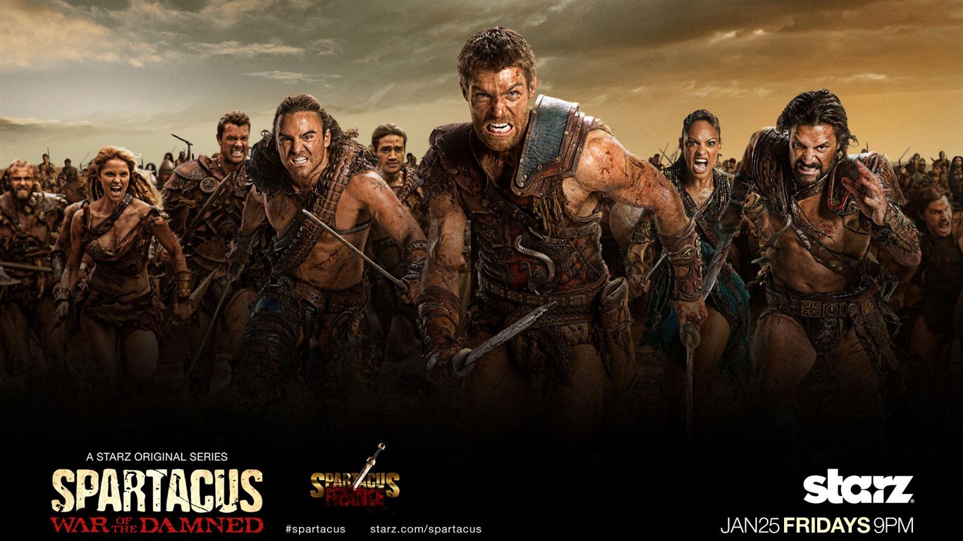 Spartacus: War of the Damned 斯巴達克斯：亡者之役高清壁紙 #1 - 1366x768