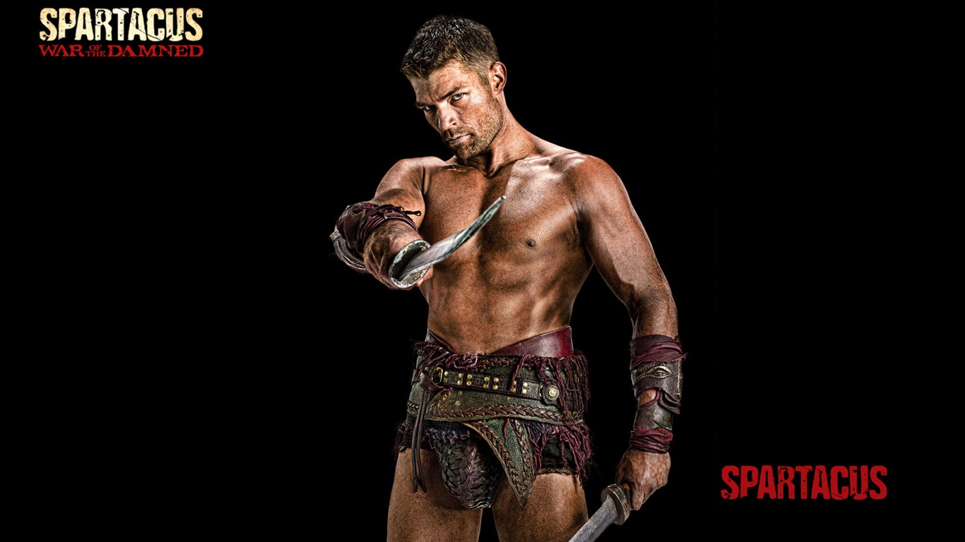 Spartacus: La Guerre des fonds d'écran HD Damned #2 - 1366x768