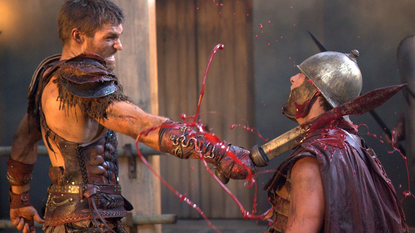 Spartacus: La Guerre des fonds d'écran HD Damned #8 - 1366x768