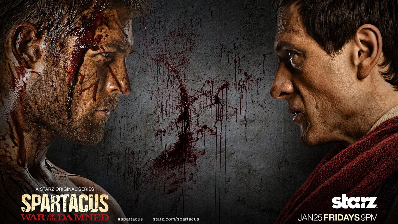 Spartacus: La Guerre des fonds d'écran HD Damned #12 - 1366x768