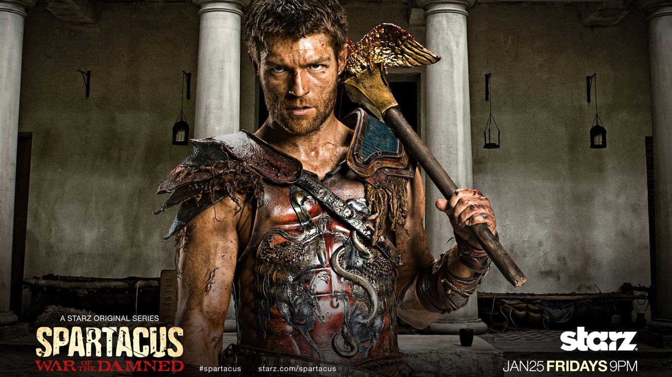 Spartacus: La Guerre des fonds d'écran HD Damned #13 - 1366x768
