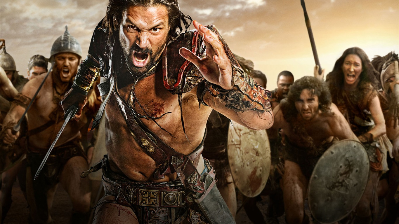 Spartacus: La Guerre des fonds d'écran HD Damned #15 - 1366x768