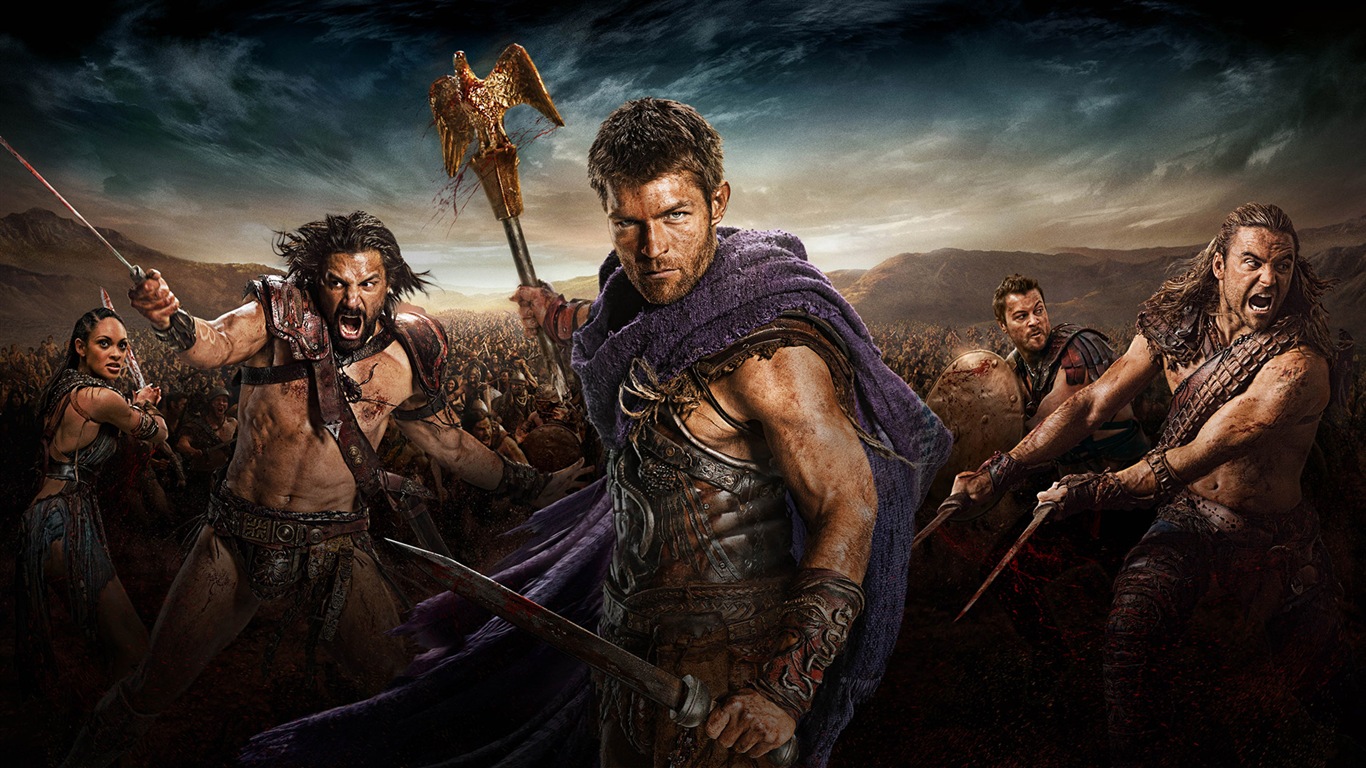 Spartacus: La Guerre des fonds d'écran HD Damned #20 - 1366x768