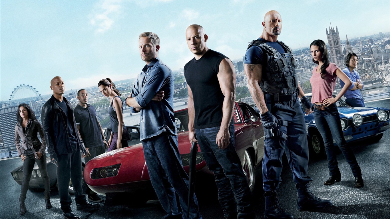 Fast And Furious 6 速度与激情6 高清电影壁纸1 - 1366x768