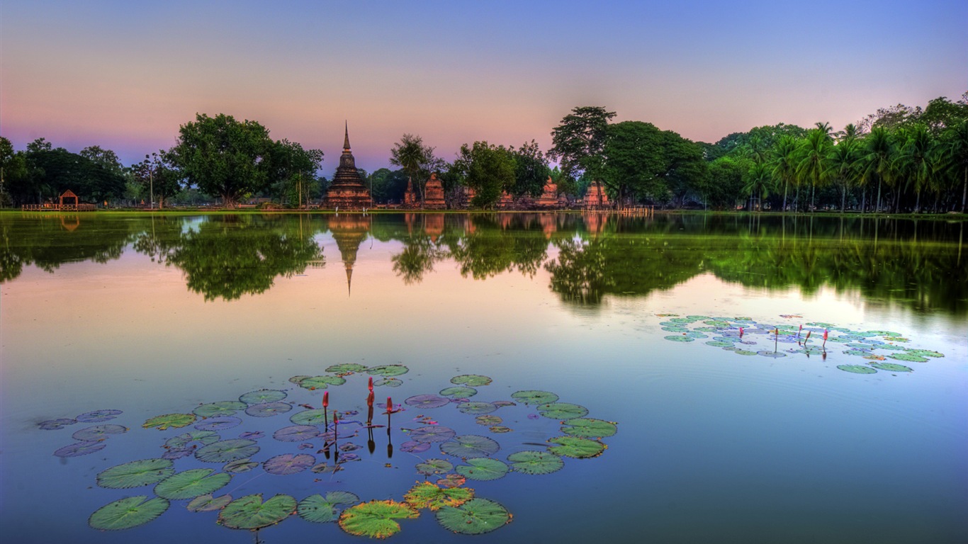 Windows 8 theme wallpaper: beautiful scenery in Thailand #2 - 1366x768