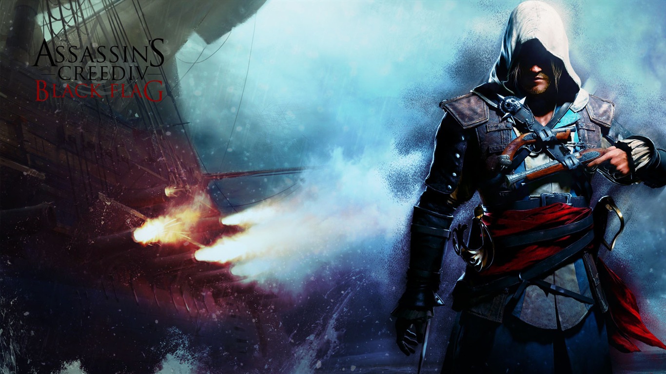Assassin's Creed IV: Black Flag 刺客信条4：黑旗 高清壁纸2 - 1366x768