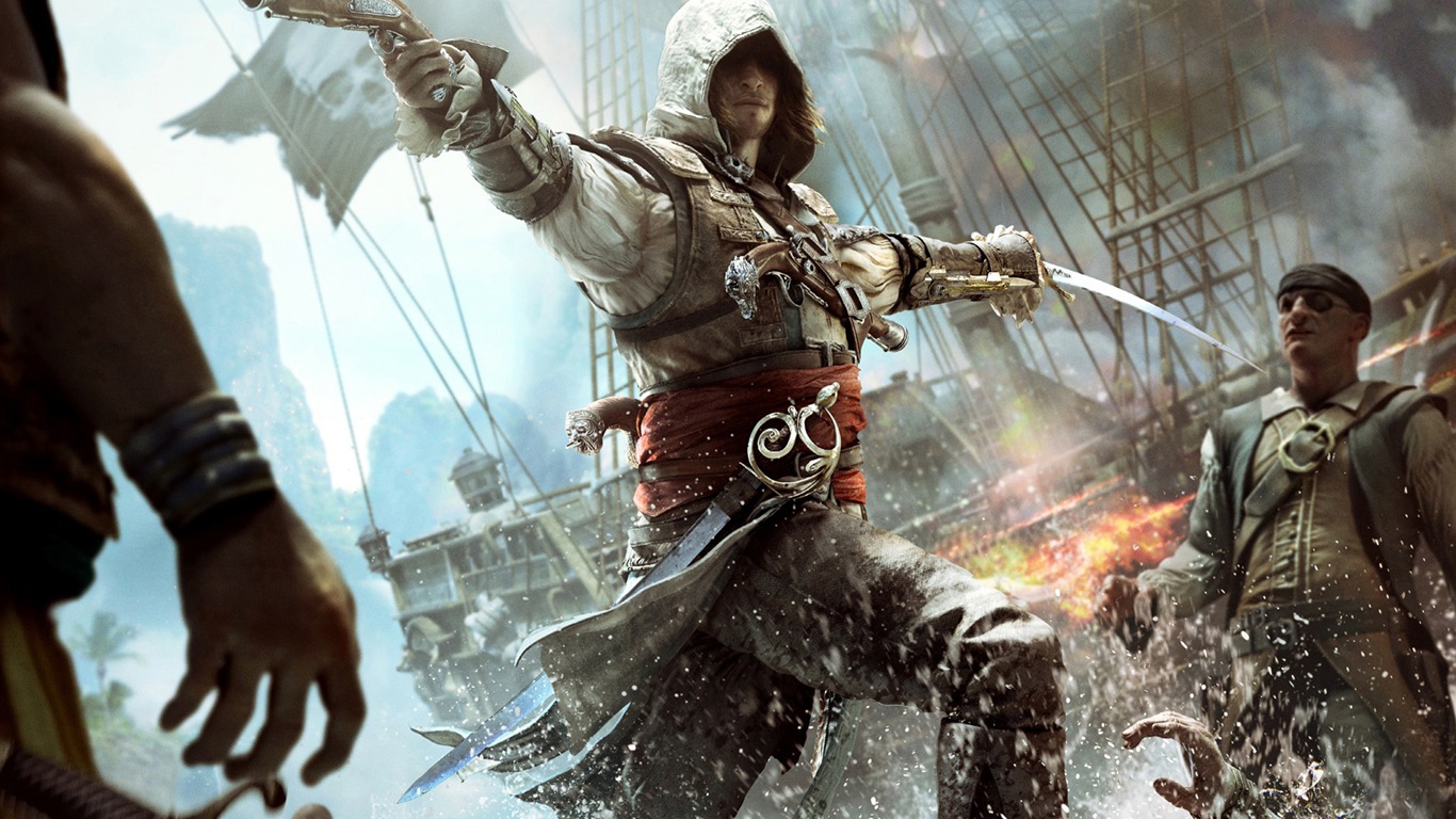 Assassin's Creed IV: Black Flag 刺客信条4：黑旗 高清壁纸6 - 1366x768